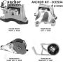 ANCHOR MOUNTS 300504 ENGINE MNT KIT