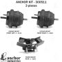 ANCHOR MOUNTS 300511 ENGINE MNT KIT