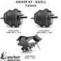 ANCHOR MOUNTS 300511 ENGINE MNT KIT