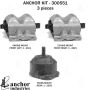 ANCHOR MOUNTS 300551 ENGINE MNT KIT