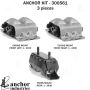 ANCHOR MOUNTS 300561 ENGINE MNT KIT