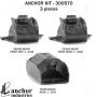 ANCHOR MOUNTS 300570 ENGINE MNT KIT