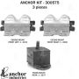 ANCHOR MOUNTS 300575 ENGINE MNT KIT