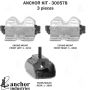 ANCHOR MOUNTS 300578 ENGINE MNT KIT