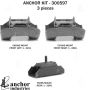 ANCHOR MOUNTS 300597 ENGINE MNT KIT