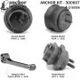ANCHOR MOUNTS 300607 ENGINE MNT KIT