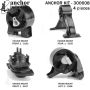 ANCHOR MOUNTS 300608 ENGINE MNT KIT