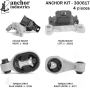 ANCHOR MOUNTS 300617 ENGINE MNT KIT