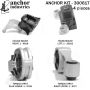 ANCHOR MOUNTS 300617 ENGINE MNT KIT