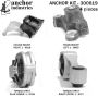 ANCHOR MOUNTS 300619 ENGINE MNT KIT
