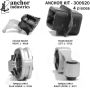 ANCHOR MOUNTS 300620 ENGINE MNT KIT