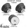 ANCHOR MOUNTS 300624 ENGINE MNT KIT