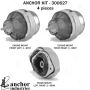 ANCHOR MOUNTS 300627 ENGINE MNT KIT