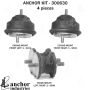 ANCHOR MOUNTS 300630 ENGINE MNT KIT