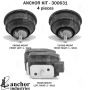 ANCHOR MOUNTS 300631 ENGINE MNT KIT