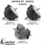 ANCHOR MOUNTS 300631 ENGINE MNT KIT