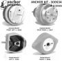 ANCHOR MOUNTS 300634 ENGINE MNT KIT