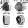 ANCHOR MOUNTS 300634 ENGINE MNT KIT