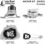 ANCHOR MOUNTS 300651 ENGINE MNT KIT