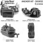 ANCHOR MOUNTS 300652 ENGINE MNT KIT