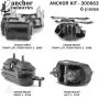 ANCHOR MOUNTS 300663 ENGINE MNT KIT
