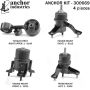 ANCHOR MOUNTS 300669 ENGINE MNT KIT