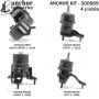 ANCHOR MOUNTS 300669 ENGINE MNT KIT