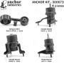 ANCHOR MOUNTS 300673 ENGINE MNT KIT