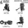 ANCHOR MOUNTS 300674 ENGINE MNT KIT