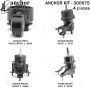 ANCHOR MOUNTS 300675 ENGINE MNT KIT