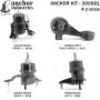 ANCHOR MOUNTS 300681 ENGINE MNT KIT