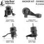 ANCHOR MOUNTS 300682 ENGINE MNT KIT