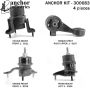 ANCHOR MOUNTS 300683 ENGINE MNT KIT
