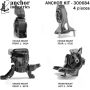 ANCHOR MOUNTS 300684 ENGINE MNT KIT