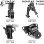ANCHOR MOUNTS 300689 ENGINE MNT KIT