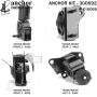 ANCHOR MOUNTS 300692 ENGINE MNT KIT