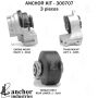 ANCHOR MOUNTS 300707 ENGINE MNT KIT