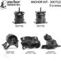 ANCHOR MOUNTS 300712 ENGINE MNT KIT