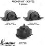 ANCHOR MOUNTS 300722 ENGINE MNT KIT