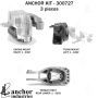 ANCHOR MOUNTS 300727 ENGINE MNT KIT
