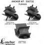 ANCHOR MOUNTS 300732 ENGINE MNT KIT