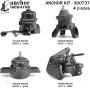ANCHOR MOUNTS 300737 ENGINE MNT KIT