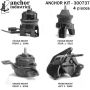 ANCHOR MOUNTS 300737 ENGINE MNT KIT