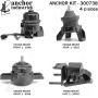 ANCHOR MOUNTS 300738 ENGINE MNT KIT