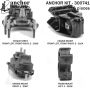 ANCHOR MOUNTS 300741 ENGINE MNT KIT