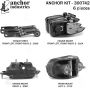 ANCHOR MOUNTS 300742 ENGINE MNT KIT