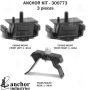 ANCHOR MOUNTS 300773 ENGINE MNT KIT