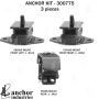 ANCHOR MOUNTS 300775 ENGINE MNT KIT