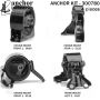 ANCHOR MOUNTS 300780 ENGINE MNT KIT