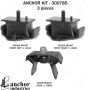 ANCHOR MOUNTS 300785 ENGINE MNT KIT